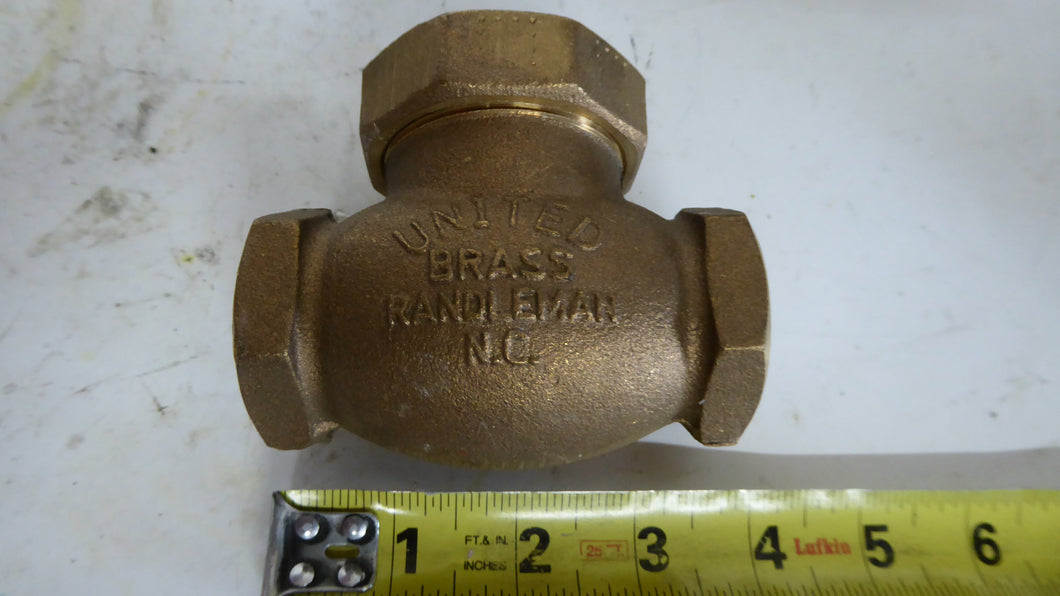 United Randleman 50T-1 Spring-Loaded Lift Check Valve 1