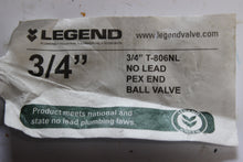 Load image into Gallery viewer, Legend 101-586NL // T-806NL Ball Valve 3/4" No Lead No Pex End
