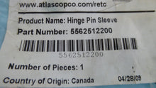 Load image into Gallery viewer, Atlas Copco 5562512200 Hinge Pin Sleeve
