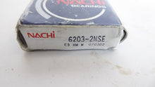 Load image into Gallery viewer, 6203-2NSE - Nachi - Single Row Deep Groove Ball Bearing
